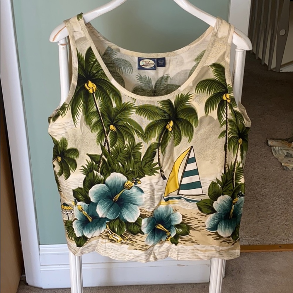 Silk Tommy Bahama tank